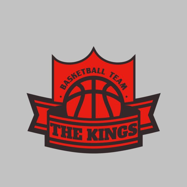 The Kings Basketball team Logo Template Thumbnail