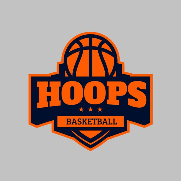 Hoops Basketball logo template 03 Thumbnail