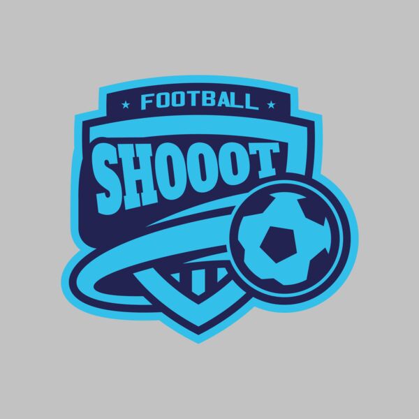 Shoot Football logo template Thumbnail