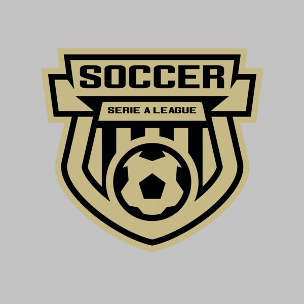 Serie a league soccer logo template Thumbnail