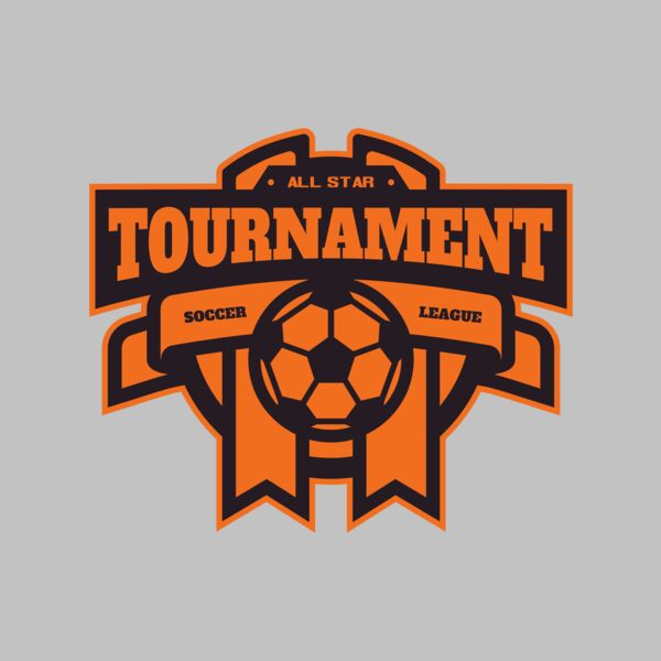 Tournament Soccer league logo template Thumbnail