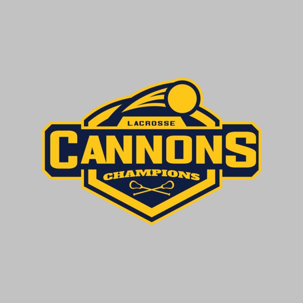 Cannons Champions Lacrosse Logo Template Thumbnail