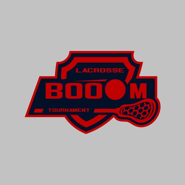 Boom Tournament Lacrosse Logo Template Thumbnail