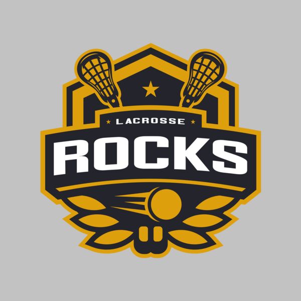 Rocks Lacrosse Logo Template Thumbnail