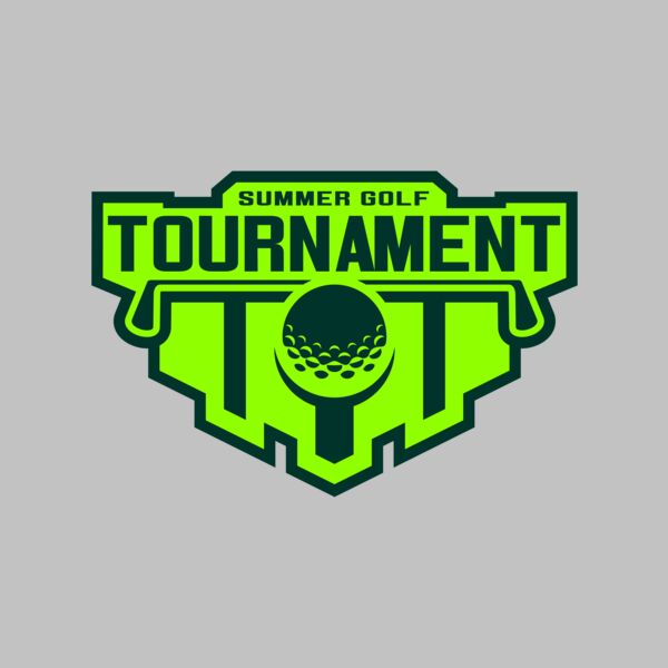 Tournament Summer golf logo template Thumbnail