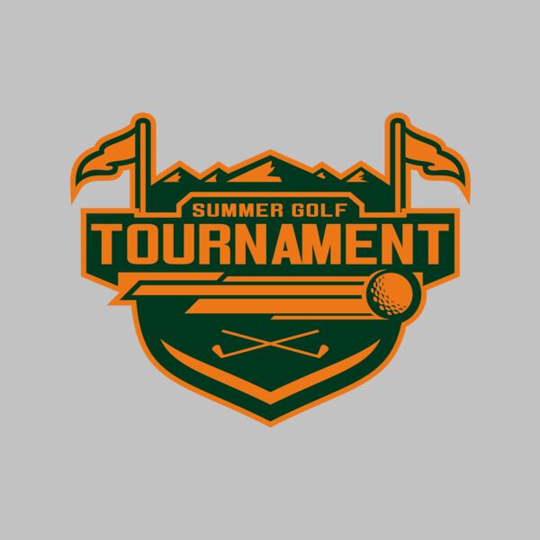 Tournament Summer golf logo template	02 Thumbnail