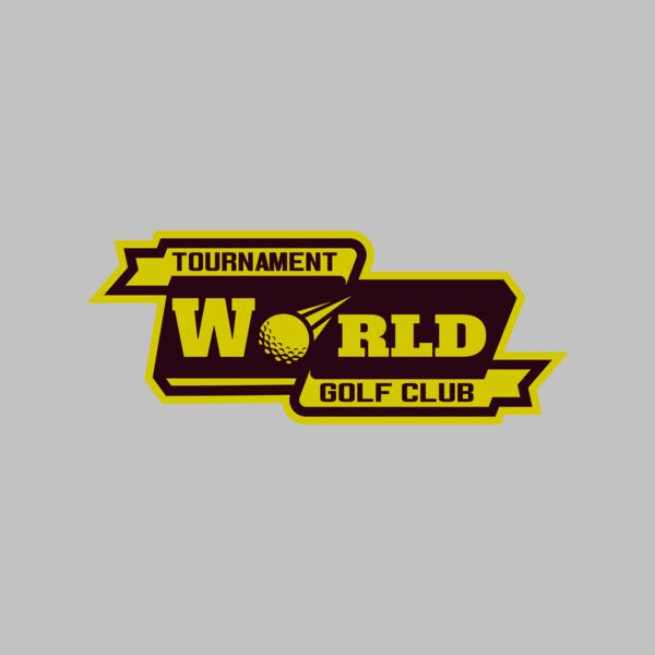 World Tournament Golf club logo template Thumbnail
