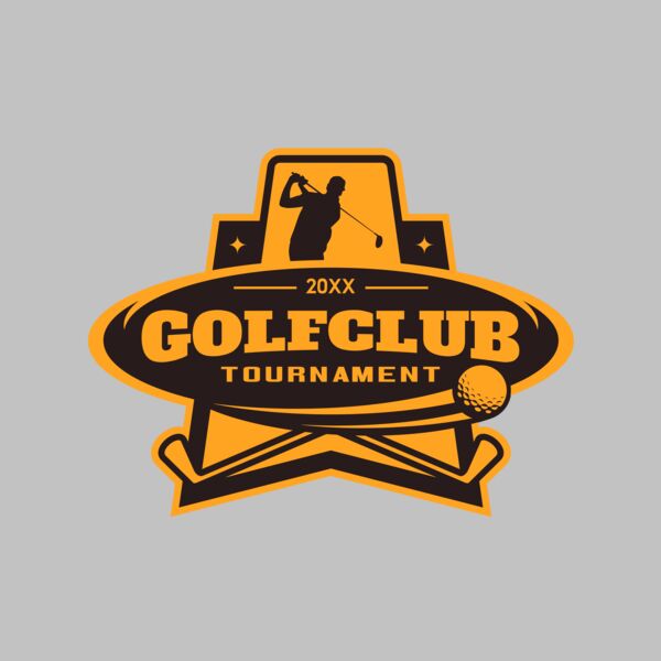 Golf club Tournament logo template 05 Thumbnail