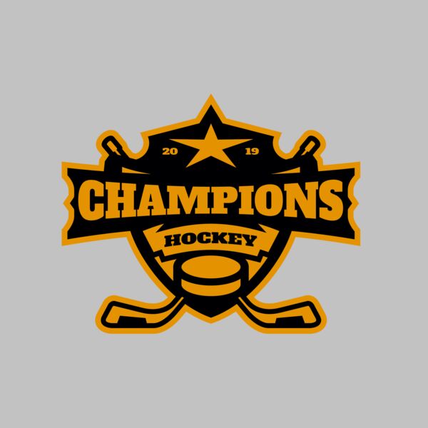 Champions Hockey logo template 02 Thumbnail