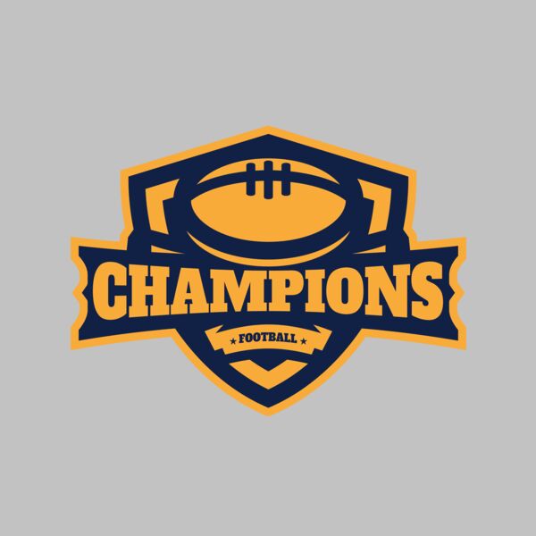 Champions Football logo template Thumbnail