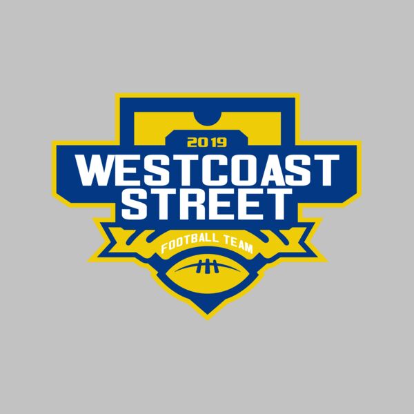 West Coast Street Football League logo template Thumbnail