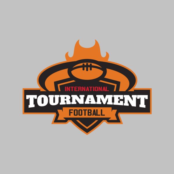 Tournament International Football logo template Thumbnail