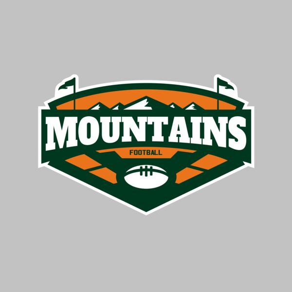 Mountains Football logo template 02 Thumbnail