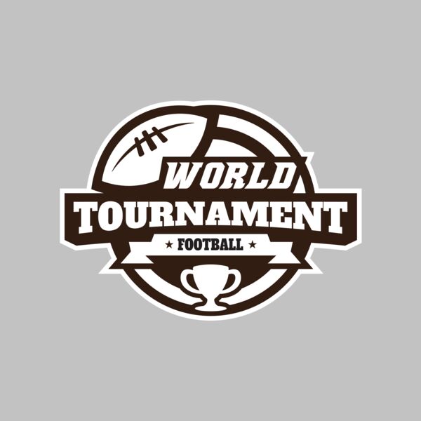 World Tournament Football logo template Thumbnail