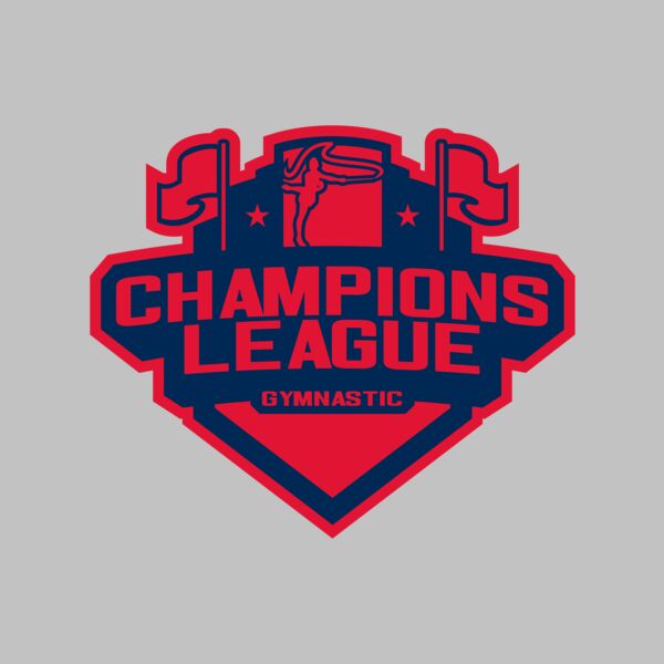 Champions League Gymnastic logo template Thumbnail