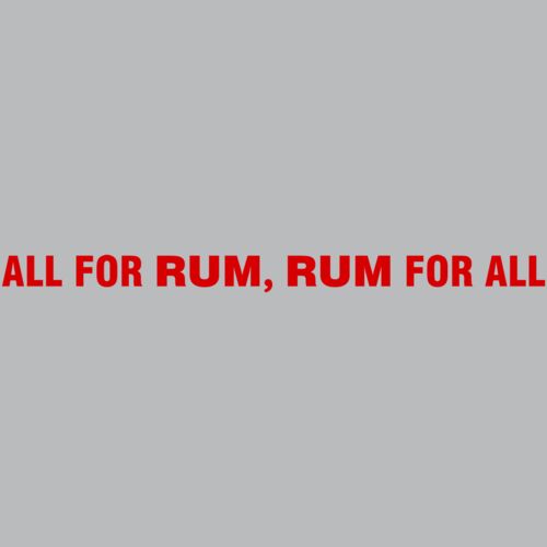 All For Rum, Rum For All Thumbnail