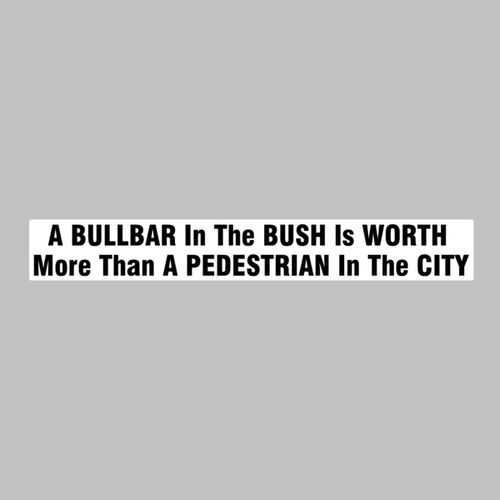 A Bullbar in the Bush Thumbnail