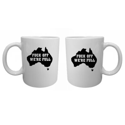 Fuck Off We're Full 11oz Mug Thumbnail