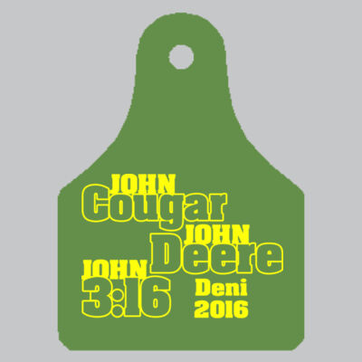 John Cougar Cattle Tag Thumbnail